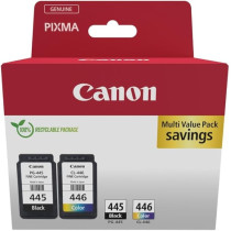 Canon Pg 445/Cl 446 Bk/C/M/Y Ink Cartridge