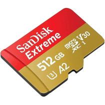 Sandisk 512GB Extreme MicroSD Uhs-I U3 V30 A2 160Mb/s, SDSQXA1-512G-GN6MN