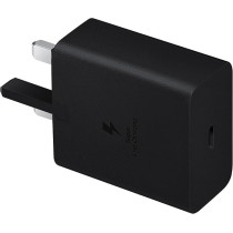 Samsung Galaxy Official 45W Travel Adapter, Super-Fast Charging, Uk Plug With USB Type-C Cable, Black