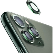 Samsung Camera Lens Protector Metal Frame Ultra-Thin High Definition 9H Hardness Anti-Scratch For iPhone 13 Pro Max, Midnight Green