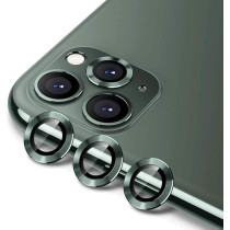 Samsung Camera Lens Protector Metal Frame Ultra-Thin High Definition 9H Hardness Anti-Scratch For iPhone 13 Pro Max, Midnight Green