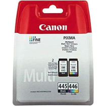 Canon Pg445 And Cl446 Combo Pack For Ip2840 Mg2440 Mg2540 Mg2940 Printers