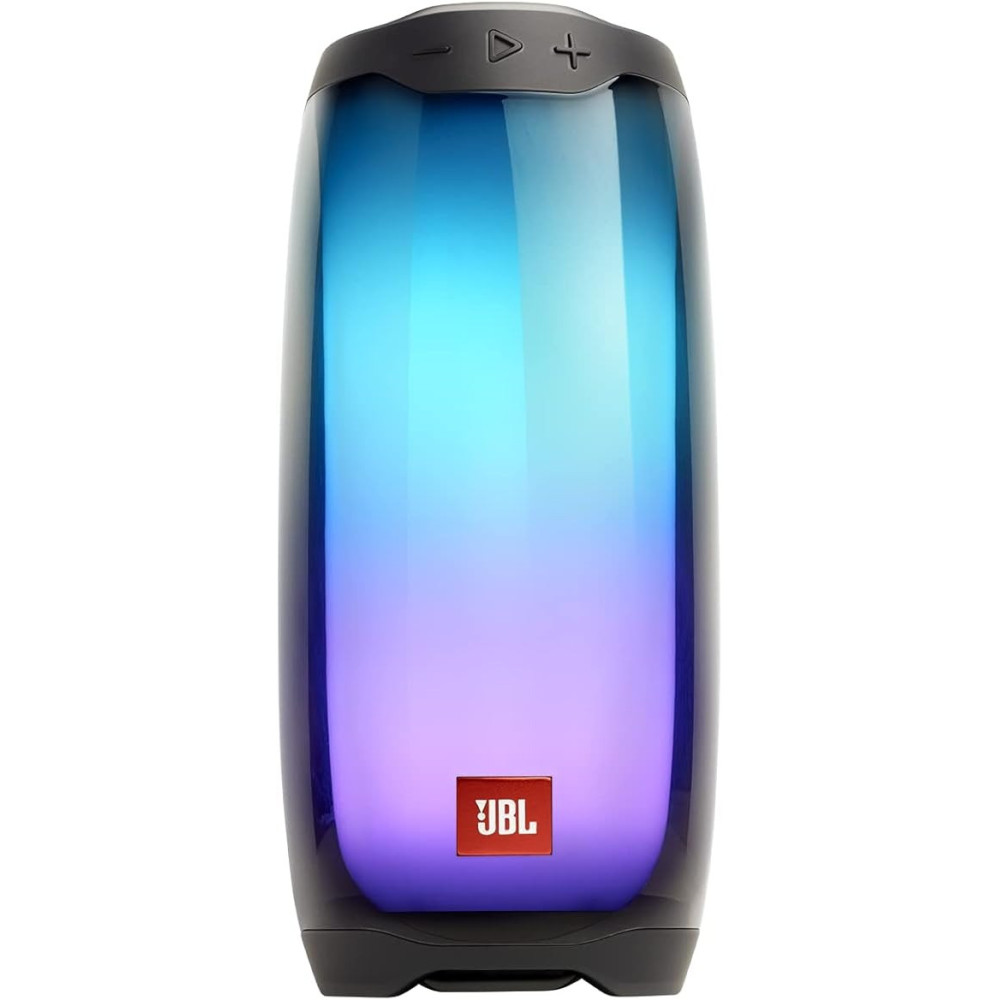 Jbl Pulse 4 Portable Bluetooth Speaker, High-Resolution 360-Degree Led Lightshow, Powerful Jbl Signature Sound, 12H Battery, Ipx7 Waterproof, Jbl Connect App, Easy Sync, Black, JBLPULSE4BLK