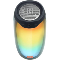 Jbl Pulse 4 Portable Bluetooth Speaker, High-Resolution 360-Degree Led Lightshow, Powerful Jbl Signature Sound, 12H Battery, Ipx7 Waterproof, Jbl Connect App, Easy Sync, Black, JBLPULSE4BLK