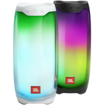 Jbl Pulse 4 Portable Bluetooth Speaker, High-Resolution 360-Degree Led Lightshow, Powerful Jbl Signature Sound, 12H Battery, Ipx7 Waterproof, Jbl Connect App, Easy Sync, Black, JBLPULSE4BLK