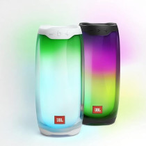 Jbl Pulse 4 Portable Bluetooth Speaker, High-Resolution 360-Degree Led Lightshow, Powerful Jbl Signature Sound, 12H Battery, Ipx7 Waterproof, Jbl Connect App, Easy Sync, Black, JBLPULSE4BLK