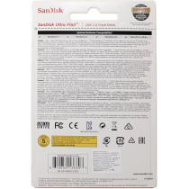 Sandisk Ultra Flair-USB Flash Drive, 128 GB, Silver