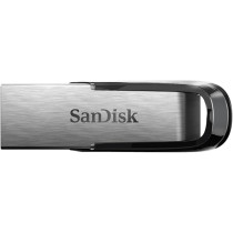 Sandisk Ultra Flair-USB Flash Drive, 128 GB, Silver