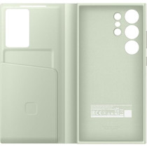 Samsung Galaxy S24 Ultra S-View Wallet Phone Case, Protective Cover With Smart Small Screen View, Finger Tap Control, Slim Design, Card Holder Pocket, Us Version, EF-ZS928CGEGUS, Light Green