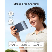 Anker Nano Power Bank With Built-In Foldable USB-C Connector, 5000mAh Portable Charger 22.5W, For iPhone 15/15 Plus/15 Pro/15 Pro Max, Samsung S22/23 Series, Huawei, Ipad Pro/Air, Airpods And More