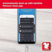 SanDisk Ultra 256GB Dual Drive Luxe Type-C 400MB/s USB 3.2 Gen 1, Silver, SDDDC4-256G-G46, Silver/Grey