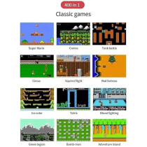 Sup Awh Game Box Plus 400 In 1 Retro Games Upgraded Version Mini Portable Console Handheld Gift By Prime Tech, Red