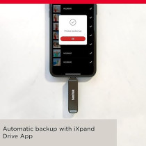 SanDisk Ixpand Flash Drive Luxe 128GB 2-In-1 Lightning And USB Type-C Connectors For Your Iphone And Ipad, Grey,SDIX70N-128G-GN6NE