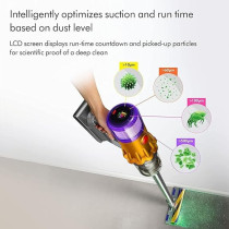 Dyson V12 Detect Slim Plus Cordless Vacuum Cleaner, Silver, 1 Year Warranty