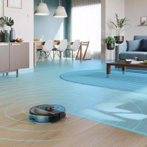 Philips HomeRun 3000 Series Aqua Vacuum And Mop Robot HomeRun App Enabled 4000 pa Strong Suction Power Up to 200 min Runtime SelfCharging, XU3000/01, Black, 1 Year Warranty