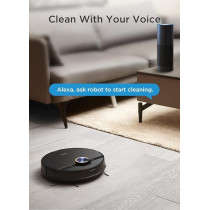 Midea M7 Pro Robot Vacuum Cleaner, 4000Pa Strong Suction with BLDC motor, 150 Min Run Time, Wet Mopping, App And Voice control with Msmartlife, 450ml dust-180ml Water Tank, Carpet Sensor, LDS Navigation, Black, 1 Year Warranty