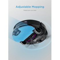 Midea I5C Robot Vacuum Cleaner, 4000Pa Strong Suction with BLDC Motor, Sweep and Wet Mopping, 3 Level to Choose, Wi-Fi App And Voice Control with Msmartlife, Several Cleaning Modes, 2600mah Battery, Black, 1 Year Warranty