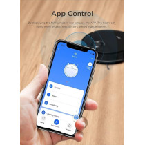 Midea I5C Robot Vacuum Cleaner, 4000Pa Strong Suction with BLDC Motor, Sweep and Wet Mopping, 3 Level to Choose, Wi-Fi App And Voice Control with Msmartlife, Several Cleaning Modes, 2600mah Battery, Black, 1 Year Warranty