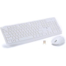 HP Wireless USB Keyboard And Mouse Combo CS10, White