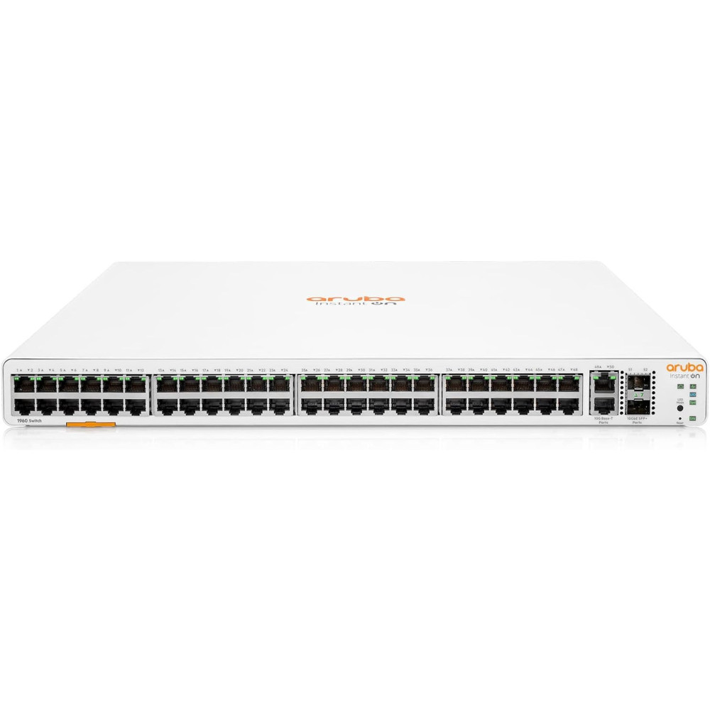 Aruba HPE Networking Instant On Switch 48p Gigabit 2p 10GBT 2p SFP+ 1960, JL808A