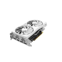 Zotac Gaming GeForce RTX 4060 8GB Twin Edge OC White Edition DLSS 3 8GB GDDR6 128-bit 17 Gbps PCIE 4.0 Compact Gaming Graphics Card, ZT-D40600Q-10M, White
