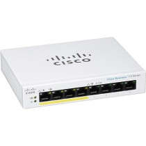 Cisco Business Unmanaged Switch 8 Port GE Partial PoE Desktop Ext PS, Limited Lifetime Protection, CBS110-8PP-D, White