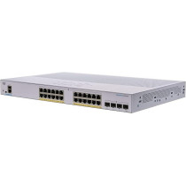 Cisco Business Managed Switch 24 Port GE, PoE, 4 x 1G SFP Limited Lifetime Protection (CBS350-24P-4G)