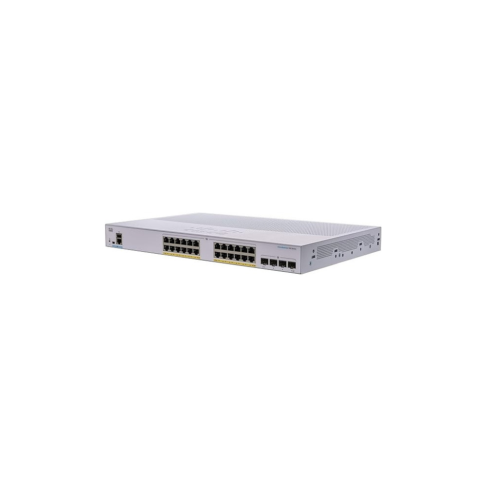Cisco Business Managed Switch 24 Port GE, PoE, 4 x 1G SFP Limited Lifetime Protection (CBS350-24P-4G)