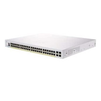 Cisco Business Managed Switch 48 Port GE PoE, 4x1G SFP Limited Lifetime Protection, CBS350-48P-4G-NA, White