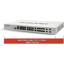 Fortinet FortiGate 100F Network Security Firewall Appliance Only, White