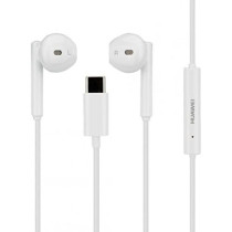 Huawei Original Type-C Mate Honor 9 Plus CM33 Stereo Microphone Earphones, White