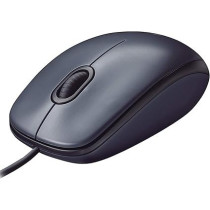 Logitech USB Mouse For PC And Laptop, M90, Black