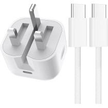 Tortoise Look Apple iPhone 15 Pro Max 20 W USB Type - C Power Adapter Charger, White