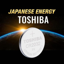 Toshiba Cr2032 3V Lithium Coin Cell Battery, Pack Of 5