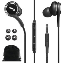 Samsung Akg Wired Earbuds Original 3.5mm In-Ear Earbud Headphones, Black