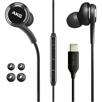 Samung Akg Earbuds For Samsung Galaxy S23 Ultra, Galaxy S23, Galaxy S22, Galaxy S21, Note 10, iPhone 15 Pro Max, Original USB Type C In-Ear Earbud USBc Headphones With Remote And Mic USB-C, Black