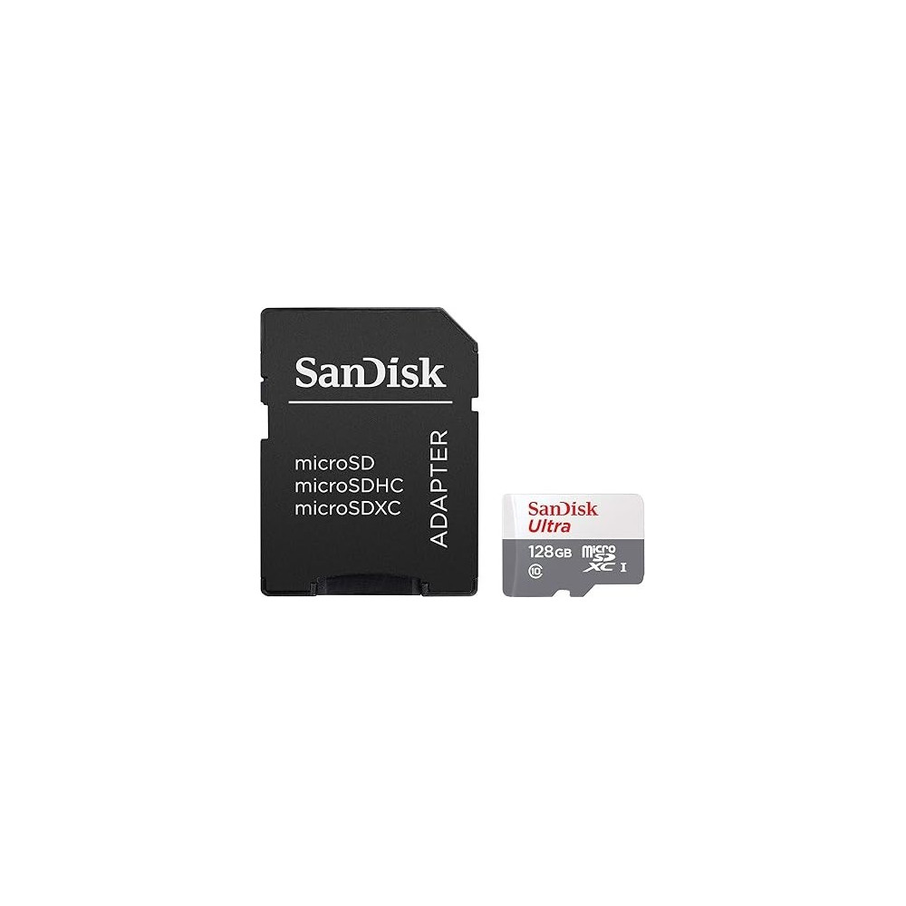 Sandisk Ultra microSD Flash Memory 128GB MicroSDXC UHS-I Class 10