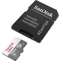 Sandisk Ultra microSD Flash Memory 128GB MicroSDXC UHS-I Class 10