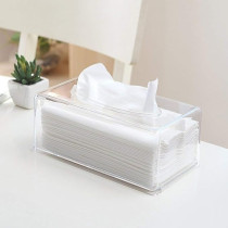 Beauenty Acrylic Clear Rectangular Tissue Holder