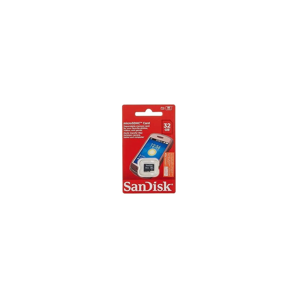 Sandisk SDSDQM-032G-B35 Micro Sdhc Memory Card, 32Gb, 4MB/S, Class 4