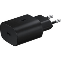 Samsung Cargador Travel Adapter Usb-C 25W Without Cable, EPTA800NBEGEU, Black