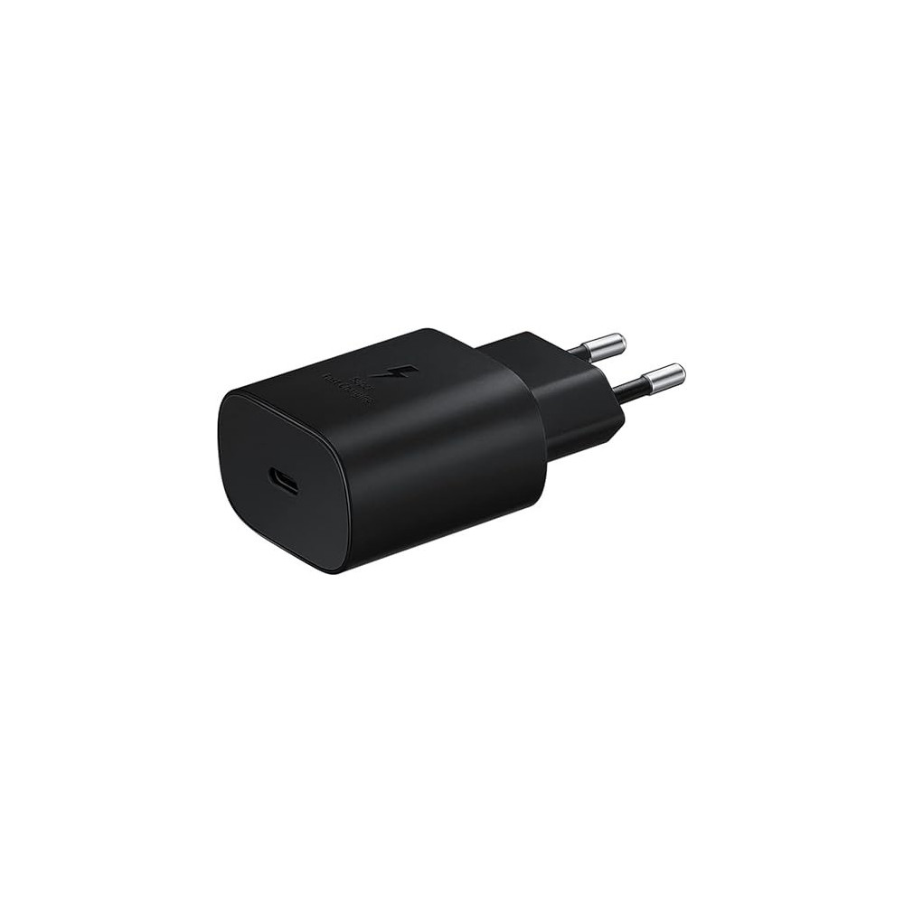 Samsung Cargador Travel Adapter Usb-C 25W Without Cable, EPTA800NBEGEU, Black