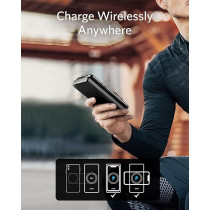 Anker Wireless Power Bank 10,000Mah PD, Powercore Iii Wireless Portable Charger With Qi-Certified 10W Wireless Charging And 18W Usb-C Quick Charge For Iphone 12, Pro, Pro Max, 11, Pro, Ipad