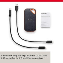 Sandisk 2Tb Extreme Pro Portable Ssd - Up To 2000Mb/S - Usb-C, Usb 3.2 Gen 2X2 - External Solid State Drive, SDSSDE81-2T00-G25