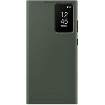 Samsung Galaxy S23 Ultra Smart View Wallet Case, Dark Green