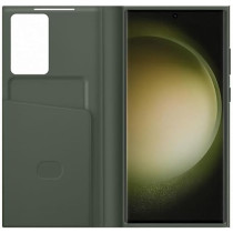 Samsung Galaxy S23 Ultra Smart View Wallet Case, Dark Green