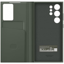 Samsung Galaxy S23 Ultra Smart View Wallet Case, Dark Green
