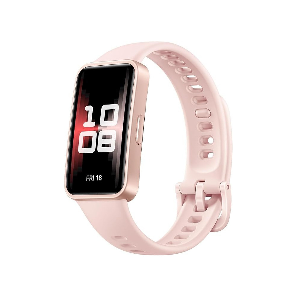 Huawei Band 9, Comfortable All-Day Wearing, Sleep Tracking, Fast Charging, Durable Battery, Intelligent Brightness Adjustments, 100 Different Workout Modes, Compatible With iOS And Android, Pink, KIM-B19