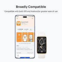 Huawei Band 9, Comfortable All-Day Wearing, Sleep Tracking, Fast Charging, Durable Battery, Intelligent Brightness Adjustments, 100 Different Workout Modes, Compatible With iOS And Android, Pink, KIM-B19