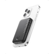 Anker Power Bank, 321 Magnetic Battery (PowerCore Magnetic 5K), 5,000mAh Magnetic Wireless Portable Charger, Compatible with iPhone 15/15 Pro/15 Plus/15 Pro Max, iPhone 14 and 13 Series, Black, A1616